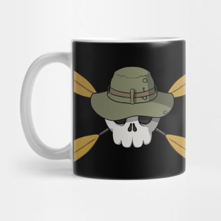 Kayaking crew Jolly Roger pirate flag (no caption) Mug